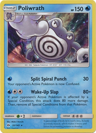 Poliwrath - 32/149 - Holo Rare