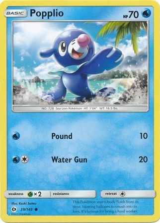 Popplio - 39/149 - Common