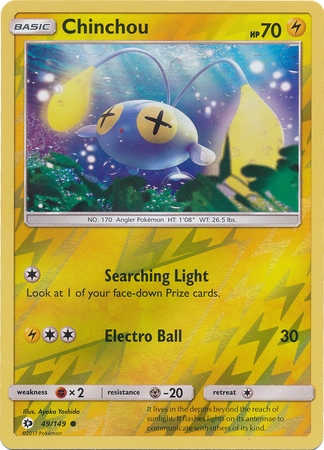 Chinchou - 49/149 - Common Reverse Holo