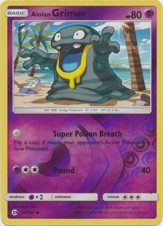 Alolan Grimer - 57/149 - Common Reverse Holo