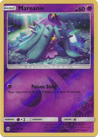 Mareanie - 62/149 - Common Reverse Holo