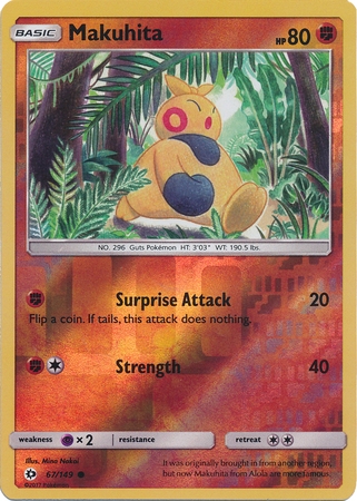 Makuhita - 67/149 - Common Reverse Holo