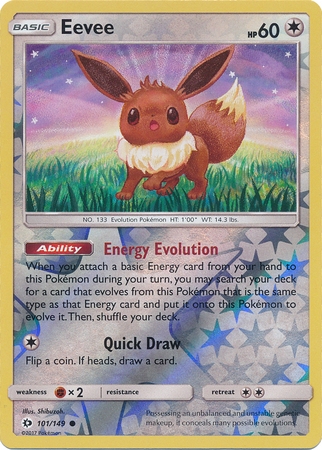 Eevee - 101/149 - Common Reverse Holo