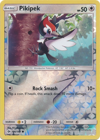 Pikipek - 106/149 - Common Reverse Holo