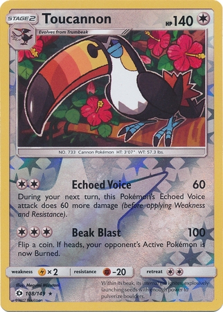 Toucannon - 108/149 - Rare Reverse Holo