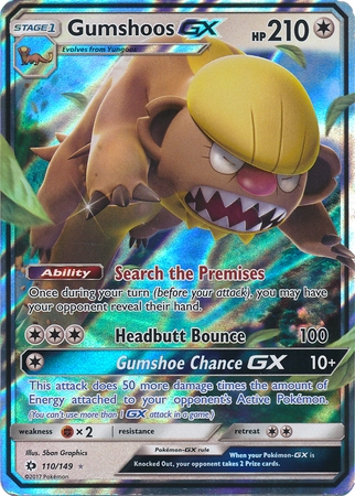 Gumshoos GX - 110/149 - Ultra Rare