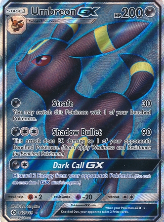 Umbreon GX - 142/149 - Full Art Ultra Rare