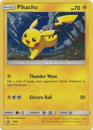 Pikachu - SM81 - Holo Promo