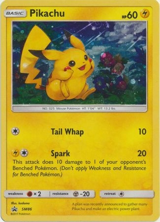 Pikachu - SM86 - Holo Promo