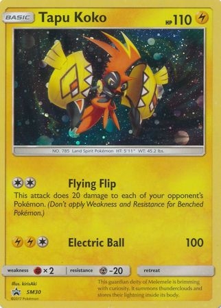 Tapu Koko - SM30 - Holo Promo