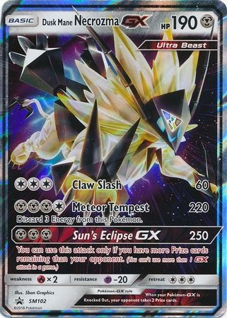 Dusk Mane Necrozma GX - SM102 - Holo Promo