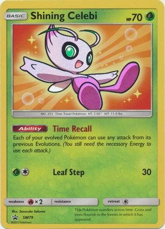 Shining Celebi - SM79 - Promo
