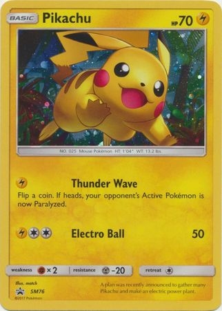 Pikachu - SM76 - Holo Promo