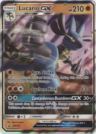 Lucario GX - SM100 - Holo Promo