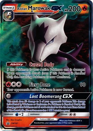 Alolan Marowak GX - SM187 - Ultra Rare Promo