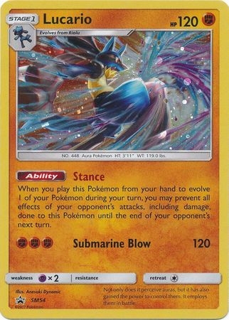 Lucario - SM54 - Holo Promo