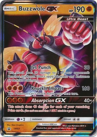 Buzzwole GX - SM69 - Ultra Rare Promo