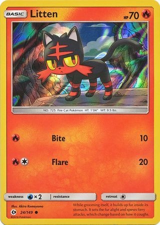 Litten - 24/149 - Holo Promo