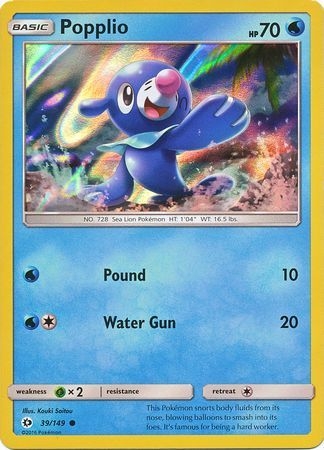 Popplio - 39/149 - Holo Promo