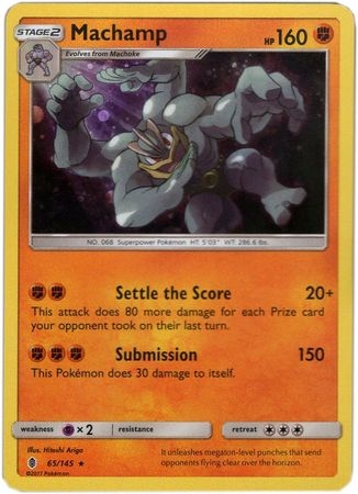 Machamp - 65/145 - Cosmos Holo Promo