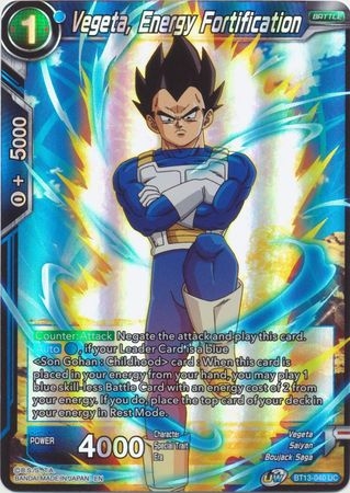 Vegeta, Energy Fortification - BT13-040 - Uncommon Foil