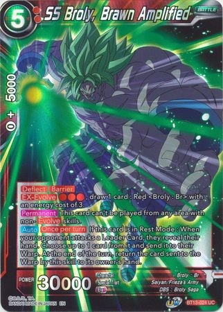 SS Broly, Brawn Amplified - BT13-024 - Uncommon Foil