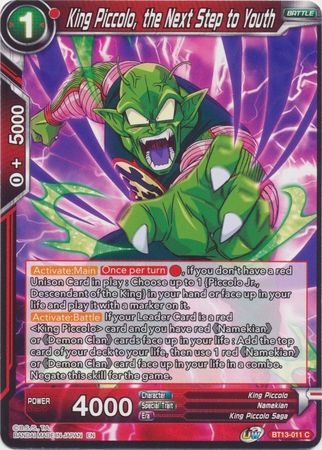 King Piccolo, the Next Step to Youth - BT13-011 - Common