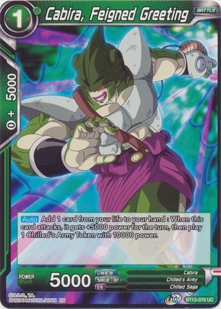 Cabira, Feigned Greeting - BT13-070 - Uncommon