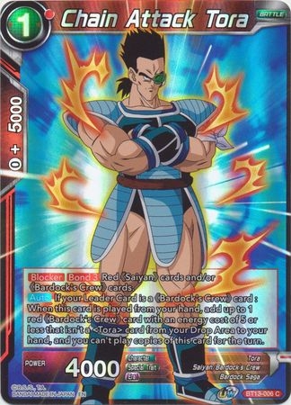 Chain Attack Tora - BT13-006 - Common Foil