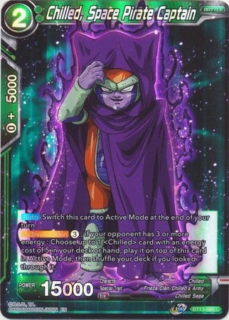 Chilled, Space Pirate Captain - BT13-066 - Common Foil