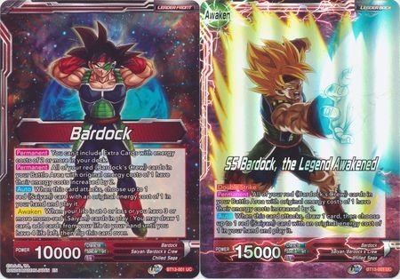 Bardock // SS Bardock, the Legend Awakened - BT13-001 - Uncommon Foil