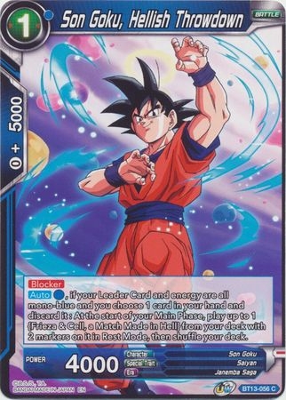 Son Goku, Hellish Throwdown - BT13-056 - Common