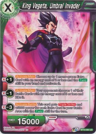 King Vegeta, Umbral Invader - BT13-064 - Uncommon