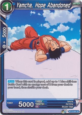 Yamcha, Hope Abandoned - BT13-044 - Uncommon