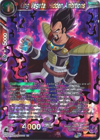 King Vegeta, Hidden Ambitions - BT13-020 - Super Rare