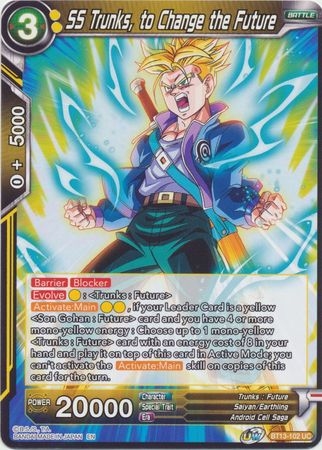 SS Trunks, to Change the Future - BT13-102 - Uncommon