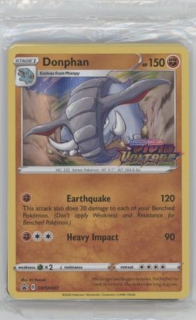 Donphan - SWSH067- Prerelease Promo Card in Sealed Pack