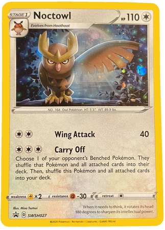 Noctowl - SWSH027 - Holo Promo