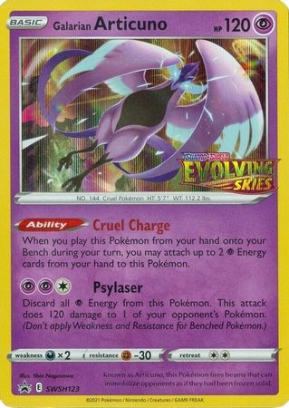 Galarian Articuno - SWSH123 - Prerelease Promo