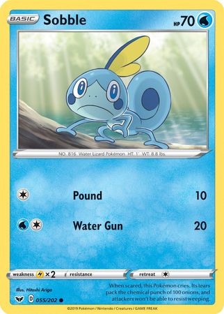 Sobble - 055/202 - Holo Common