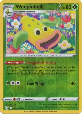 Weepinbell - 2/163 - Uncommon Reverse Holo