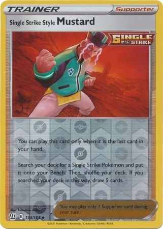 Single Strike Style Mustard - 134/163 - Uncommon Reverse Holo