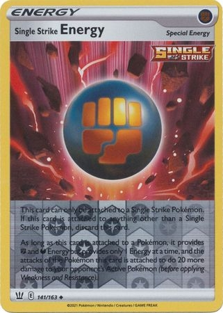 Single Strike Energy - 141/163 - Uncommon Reverse Holo