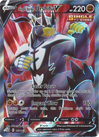 Single Strike Urshifu V - 150/163 - Full Art Ultra Rare