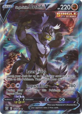 Single Strike Urshifu V - 151/163 - Alternate Art Ultra Rare