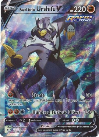 Rapid Strike Urshifu V - 153/163 - Alternate Art Ultra Rare