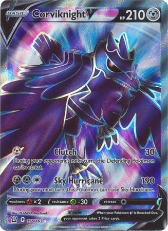 Corviknight V - 156/163 - Full Art Ultra Rare