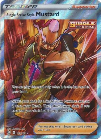 Single Strike Style Mustard - 163/163 - Full Art Ultra Rare