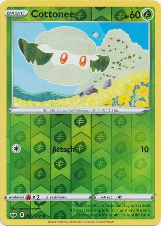 Cottonee - 005/202 - Common Reverse Holo