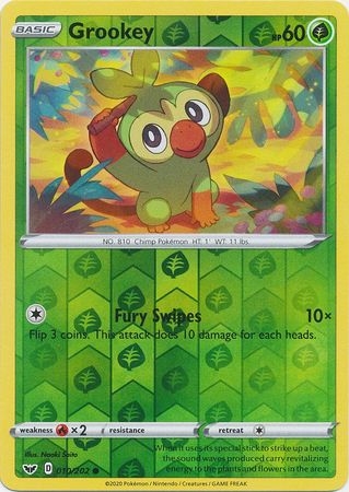 Grookey - 010/202 - Common Reverse Holo